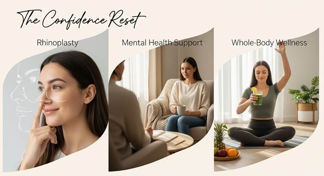 The Confidence Reset: Rhinoplasty, Mental Health Support, and Whole-Body Wellness